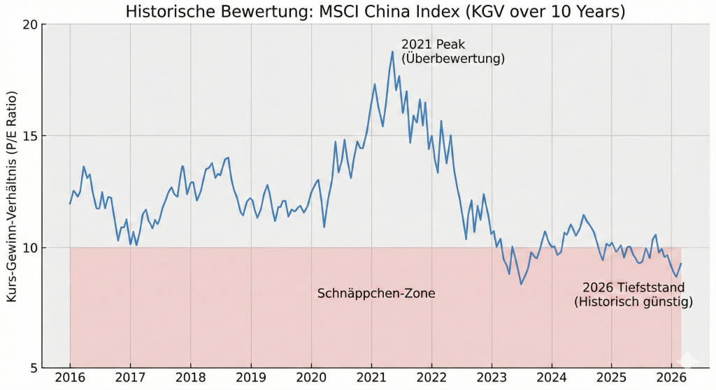 Chart, der zeigt, warum sich Investieren in Asien lohnt